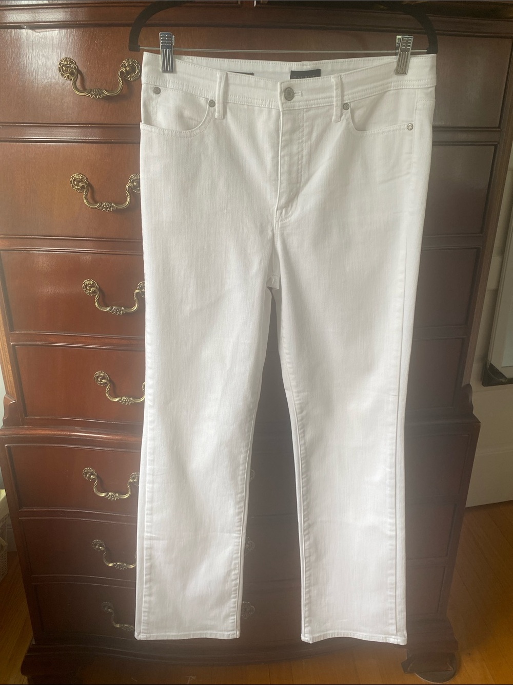 Talbots White Barely Boot Women’s Jeans